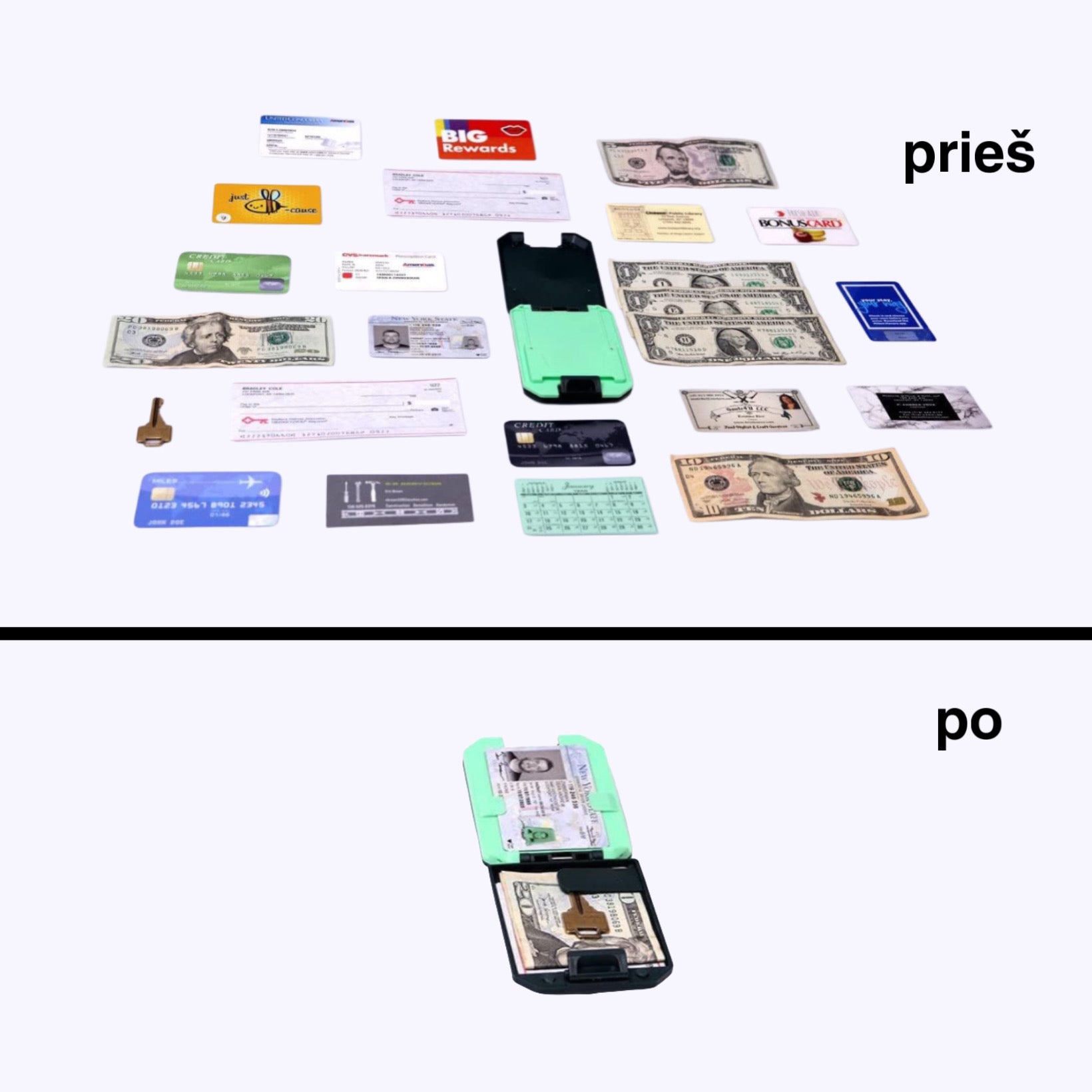 Drivana™ saugi piniginė - Ko reikia kiekvienam verslininkui